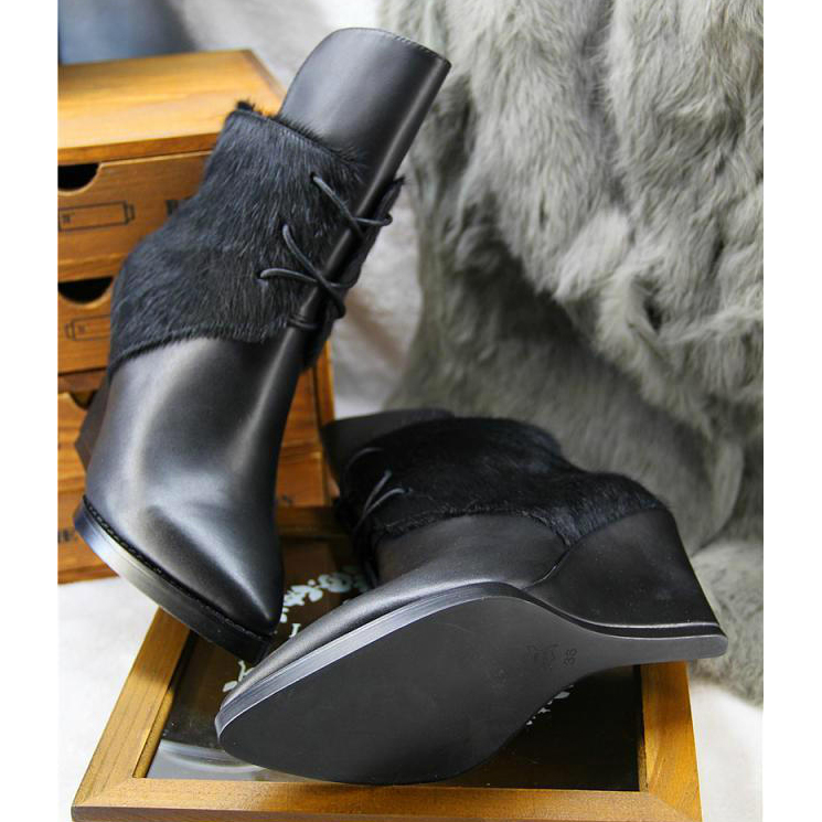 2015 Alexander women Horsehair boots