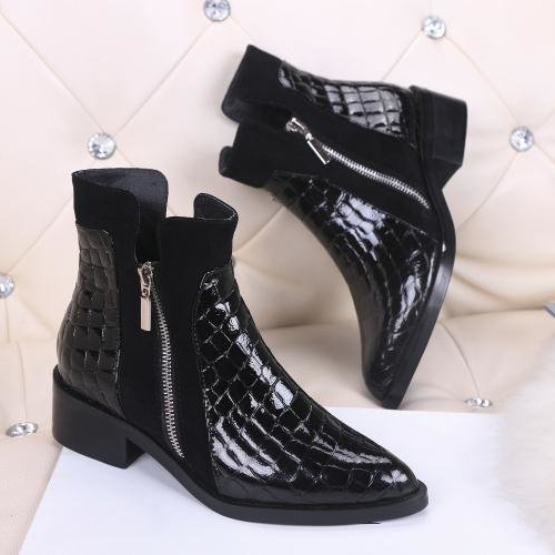 2015 Alexander women Stone stripes Tip boots