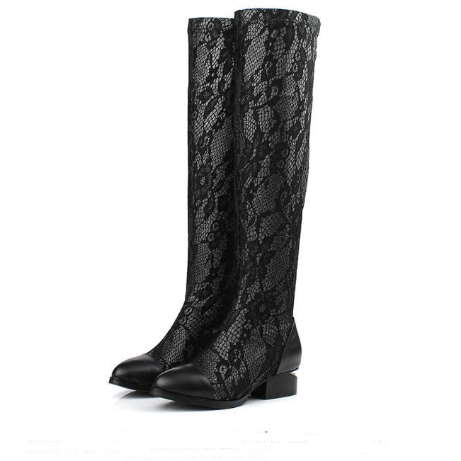 2015 Alexander women Stretch lace Boots