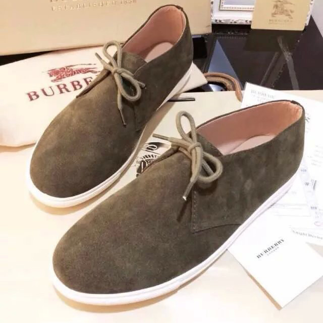 2015 Burberry men Nubuck casual shoes