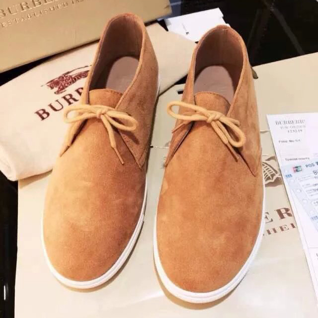 2015 Burberry men Nubuck casual shoes