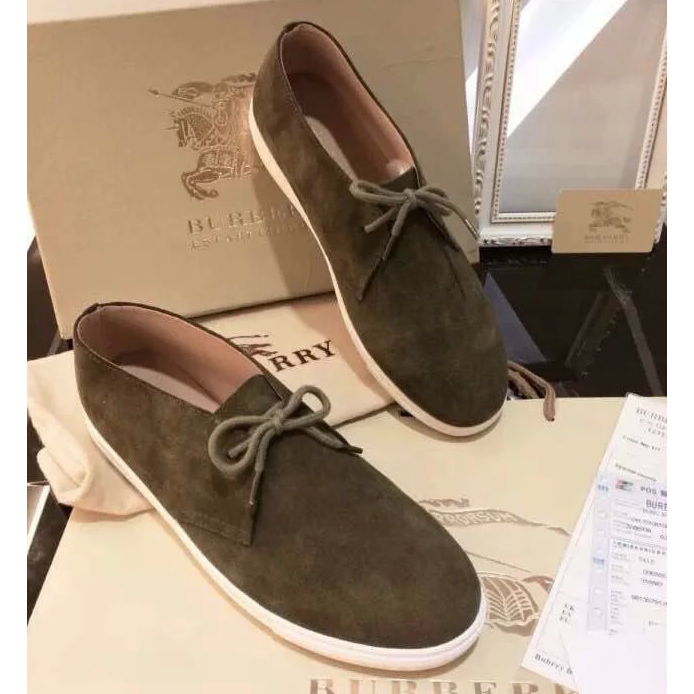 2015 Burberry men Nubuck casual shoes