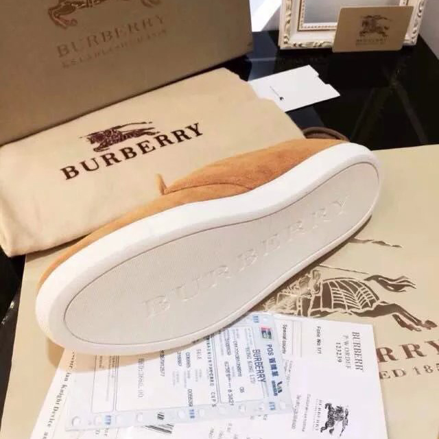 2015 Burberry men Nubuck casual shoes