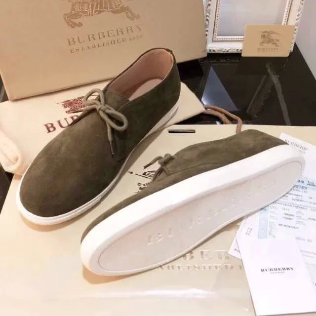 2015 Burberry men Nubuck casual shoes