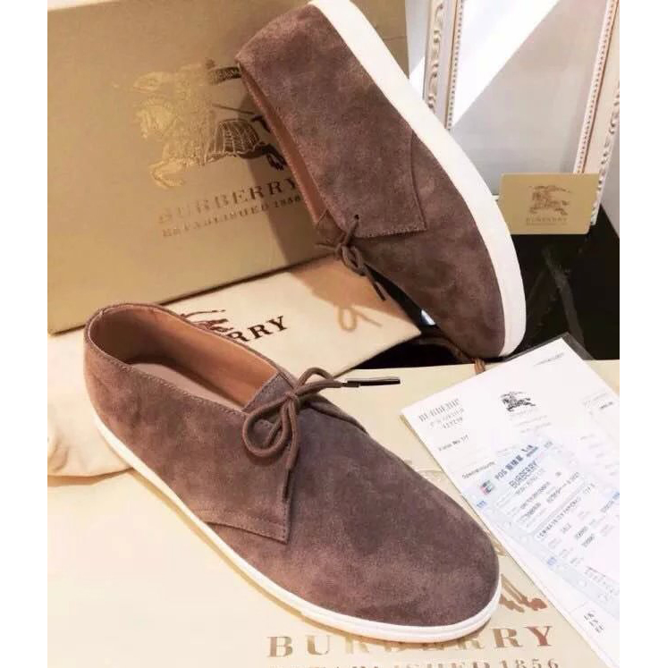 2015 Burberry men Nubuck casual shoes