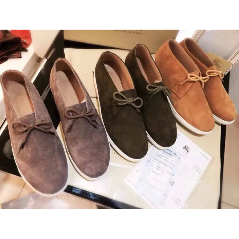 2015 Burberry men Nubuck casual shoes