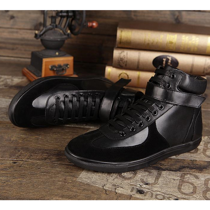 2015 Burberry men Nubuck high-top casual Boots