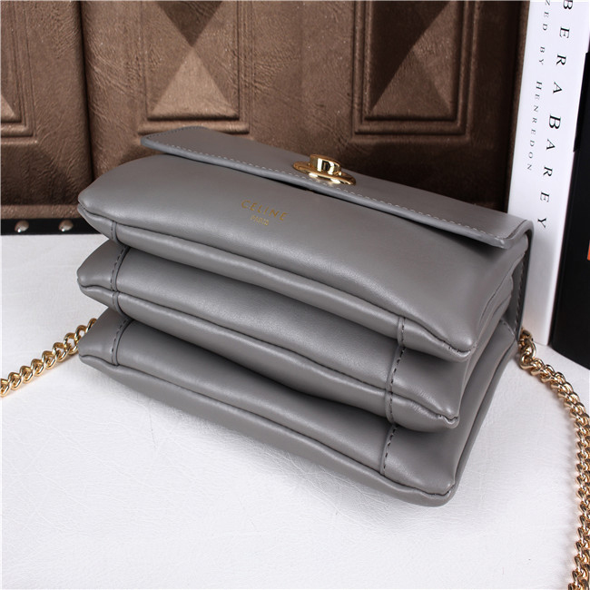 2015 Celine Shoulder Bag Original Leather C175133 Grey