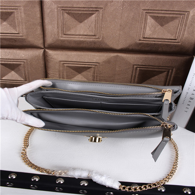 2015 Celine Shoulder Bag Original Leather C175133 Grey