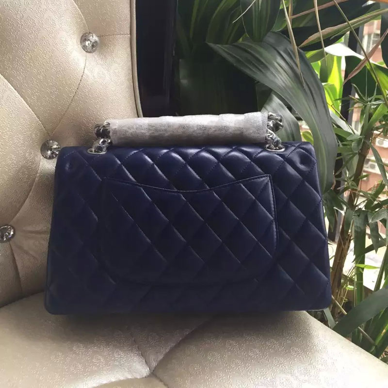 2015 Chanel 2.55 Series Flap Bag Original Sheepskin Leather 1112 Blue