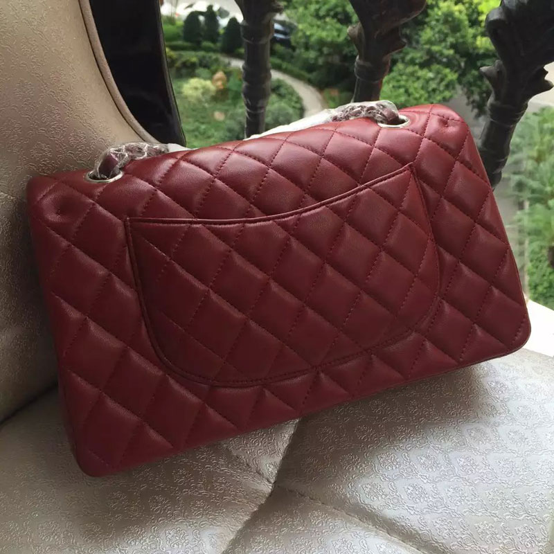 2015 Chanel 2.55 Series Flap Bag Original Sheepskin Leather 1112 Claret