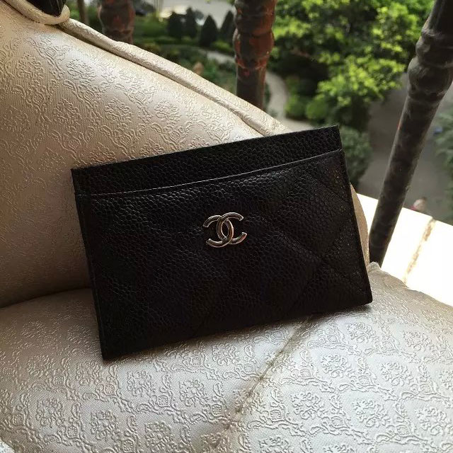 2015 Chanel Caviar leather card case A31510