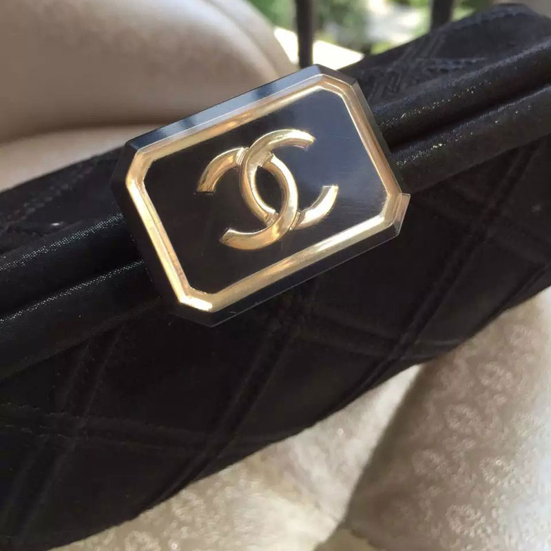 2015 Chanel Clutch Bag Original Leather A34342 Black