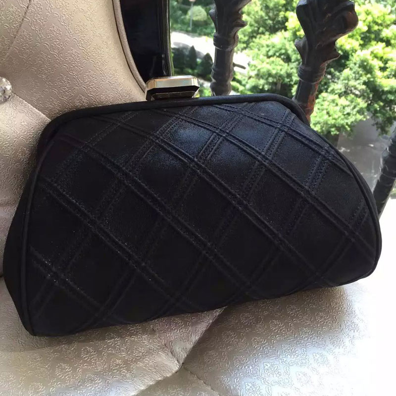 2015 Chanel Clutch Bag Original Leather A34342 Black