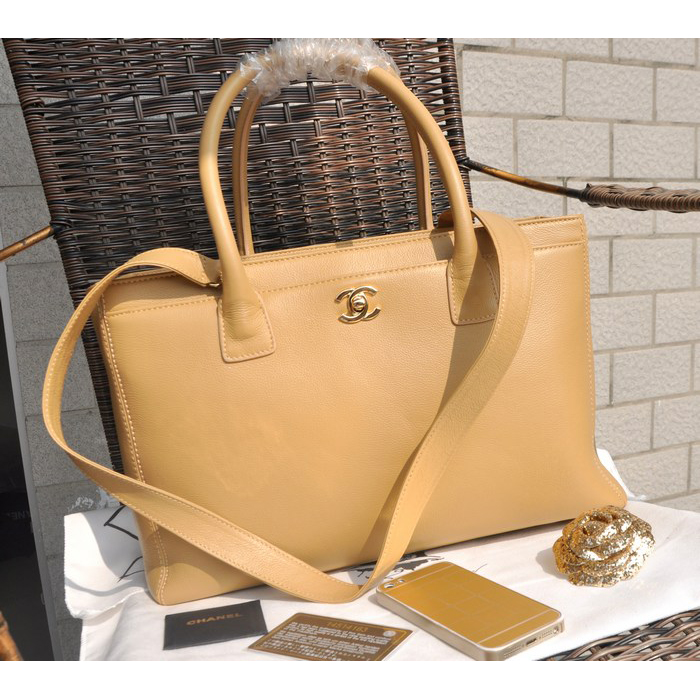 2015 Chanel Original Leather Tote Bag A66439 Apricot