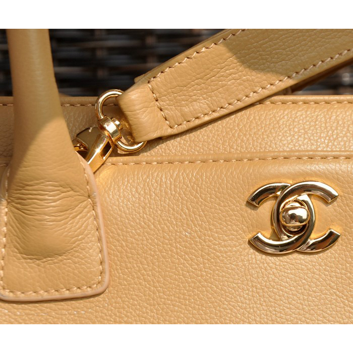 2015 Chanel Original Leather Tote Bag A66439 Apricot