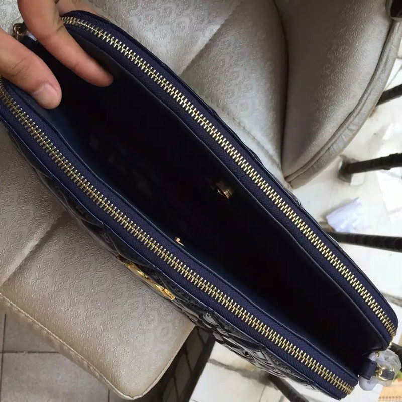 2015 Chanel Shoulder Bag Original patent Leather A99250 Blue