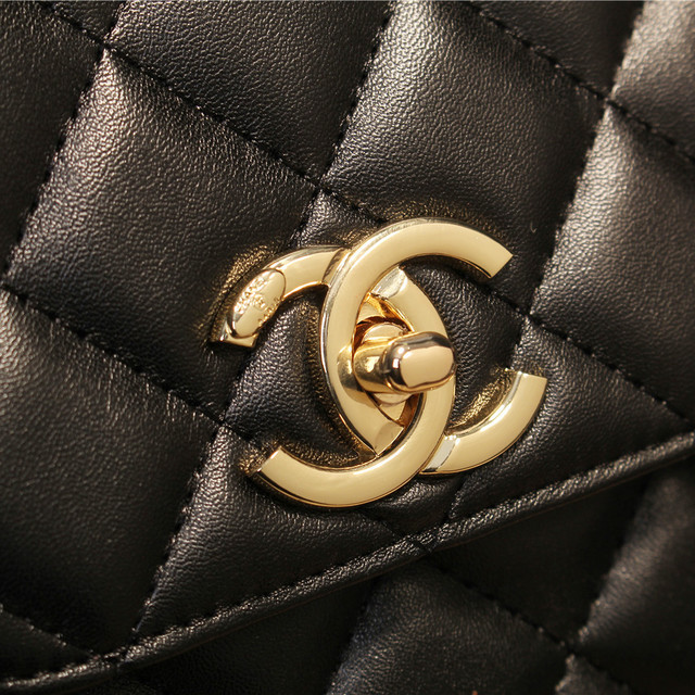 2015 Chanel Shoulder Bag Sheepskin Leather A67059 Black