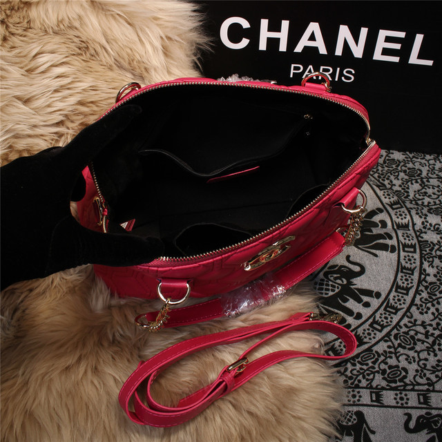 2015 Chanel Shoulder Bag Sheepskin Leather A68029 Rose