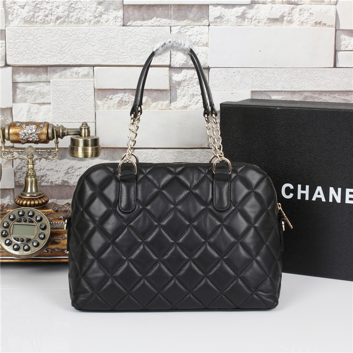 2015 Chanel Shoulder Bag Sheepskin Leather A8019 Black