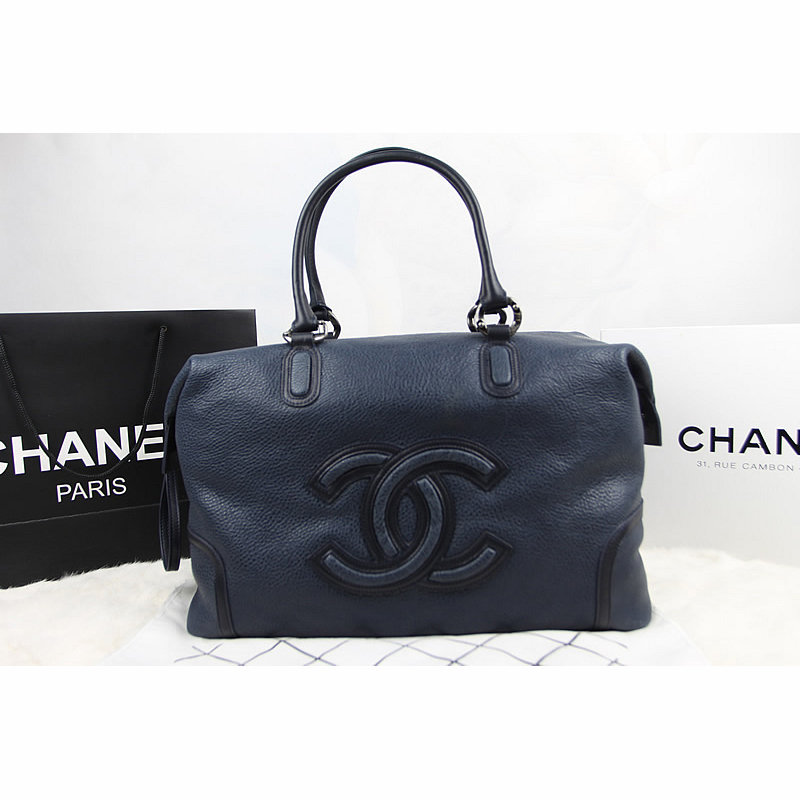 2015 Chanel Top Original Leather Hobo Bag A92170 Royalblue