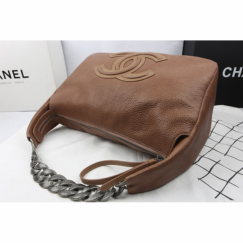 2015 Chanel Top Original Leather Hobo Bag A92170 Wheat