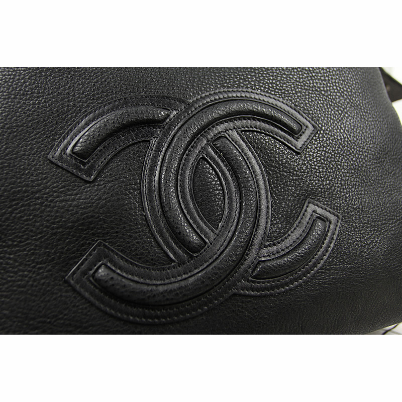 2015 Chanel Top Original Leather Tote Bag A69236 Black