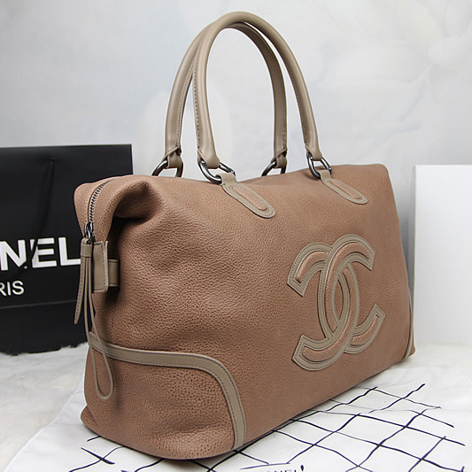 2015 Chanel Top Original Leather Tote Bag A69236 Wheat