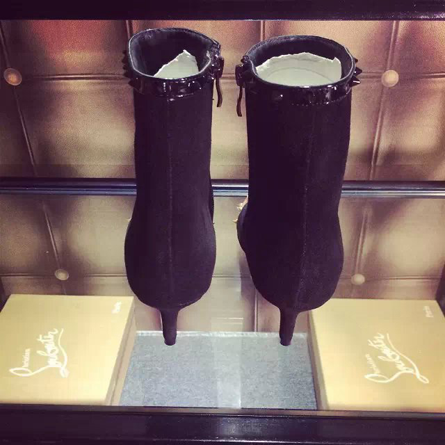 2015 Christian Louboutin new arrivals women rivet boots