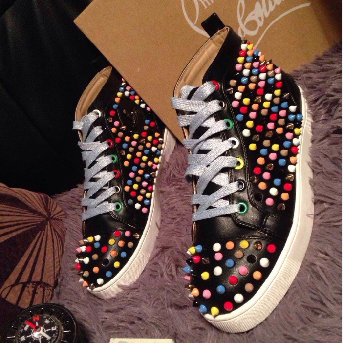 2015 Christian Louboutin women high-top casual shoes