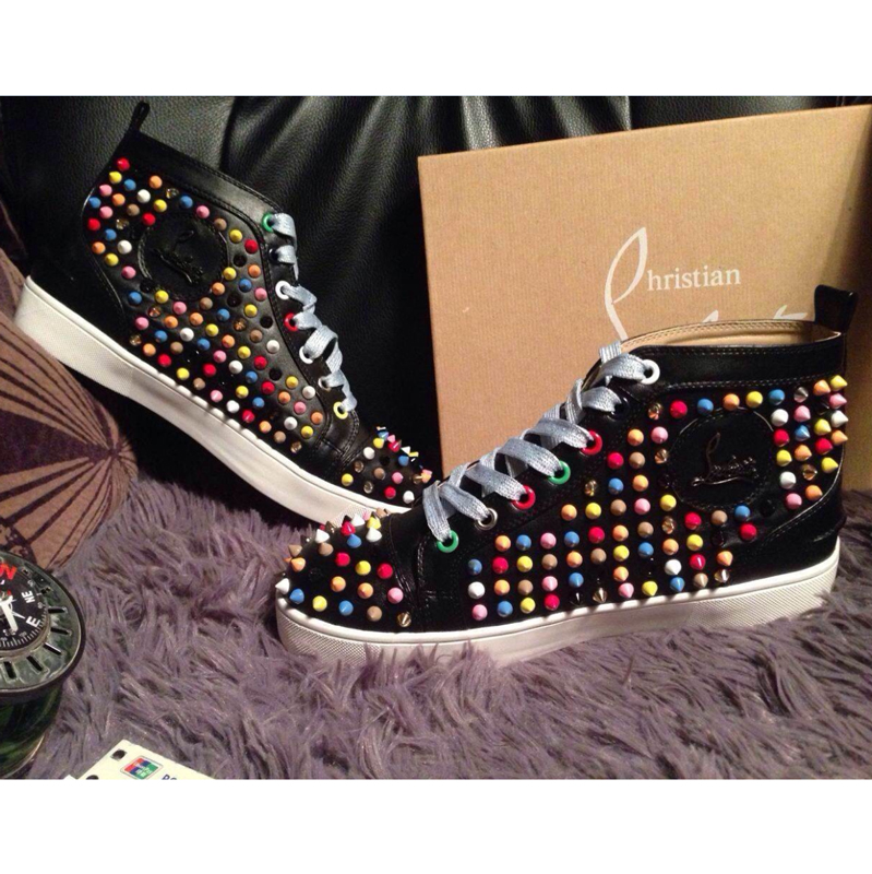 2015 Christian Louboutin women high-top casual shoes