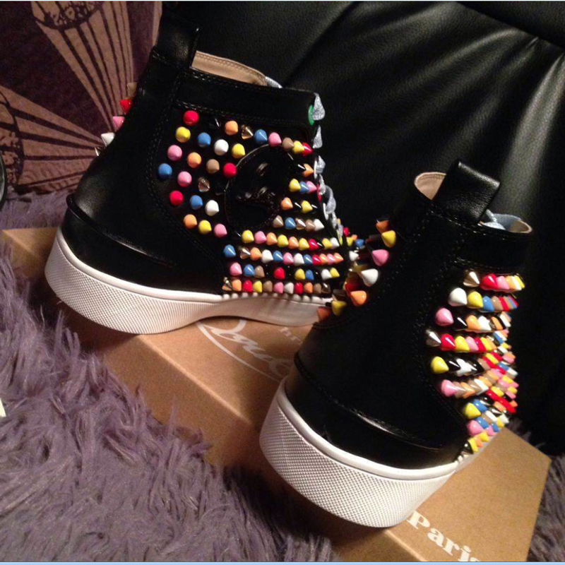 2015 Christian Louboutin women high-top casual shoes