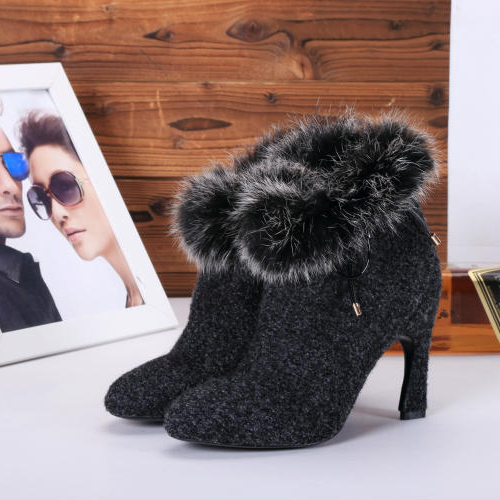 2015 Dior women Fur boots