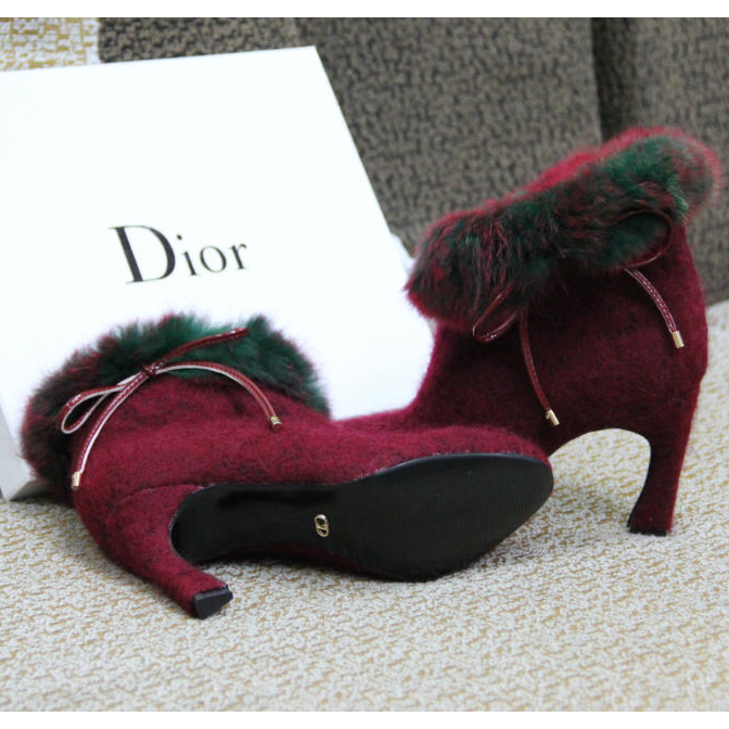 2015 Dior women Fur boots