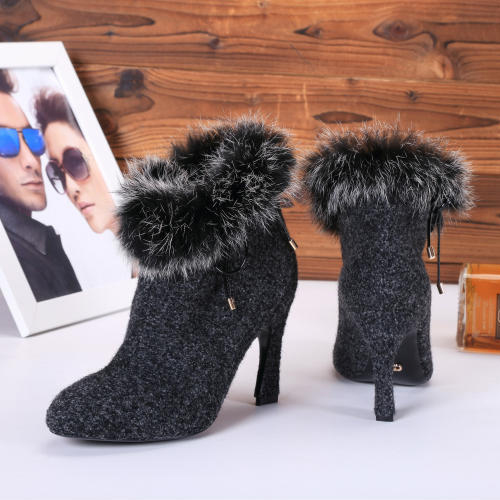 2015 Dior women Fur boots