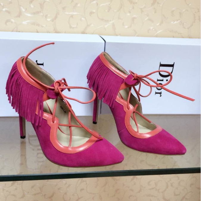 2015 Dior women spring new arrivals high-heeled shoes