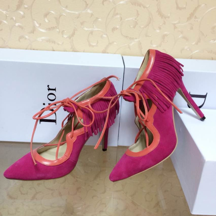 2015 Dior women spring new arrivals high-heeled shoes