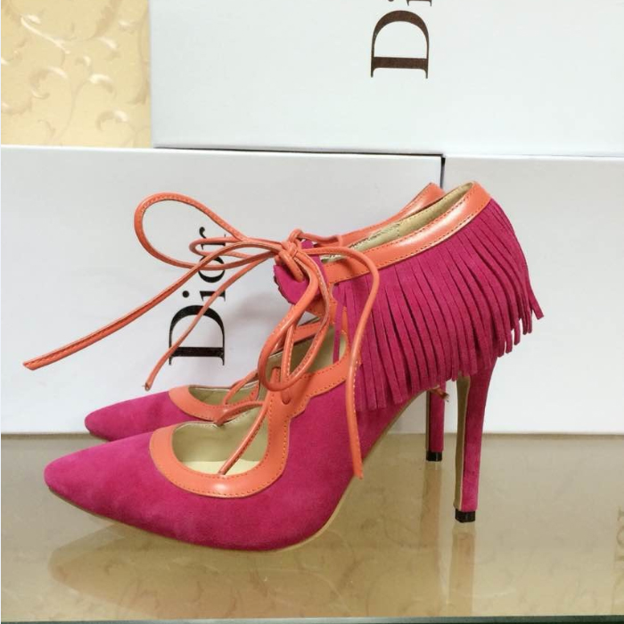 2015 Dior women spring new arrivals high-heeled shoes