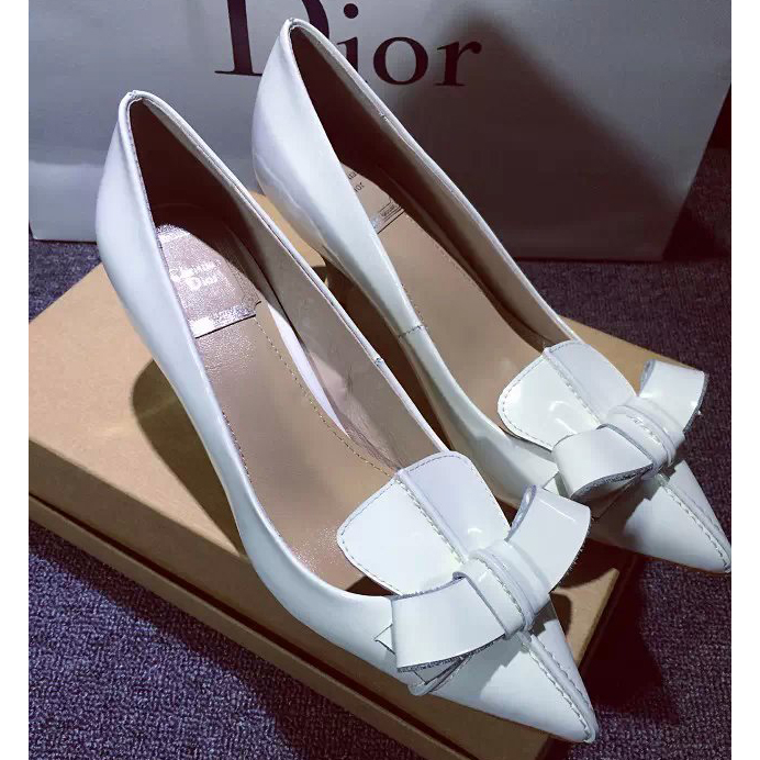 2015 Dior women spring new arrivals patent leather high-heeled shoes