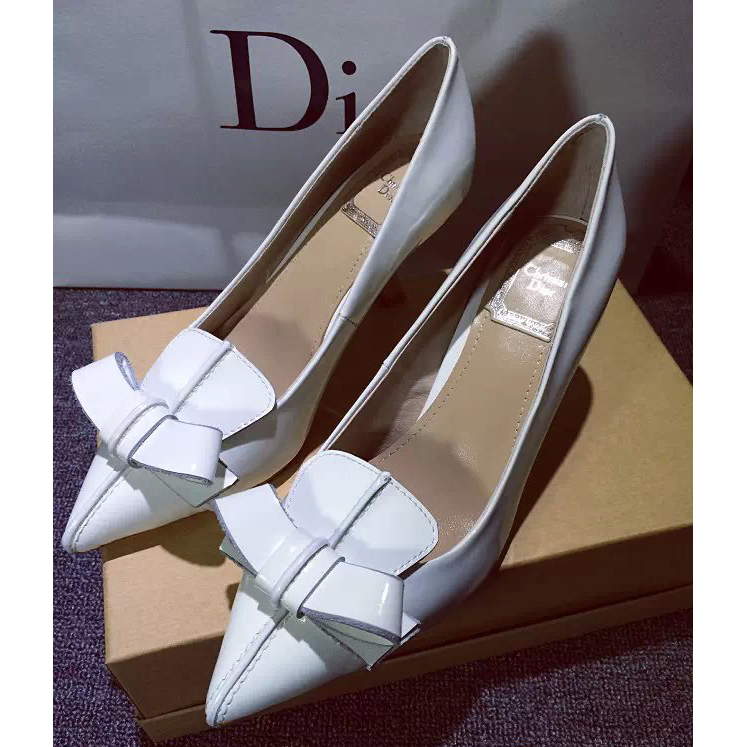 2015 Dior women spring new arrivals patent leather high-heeled shoes