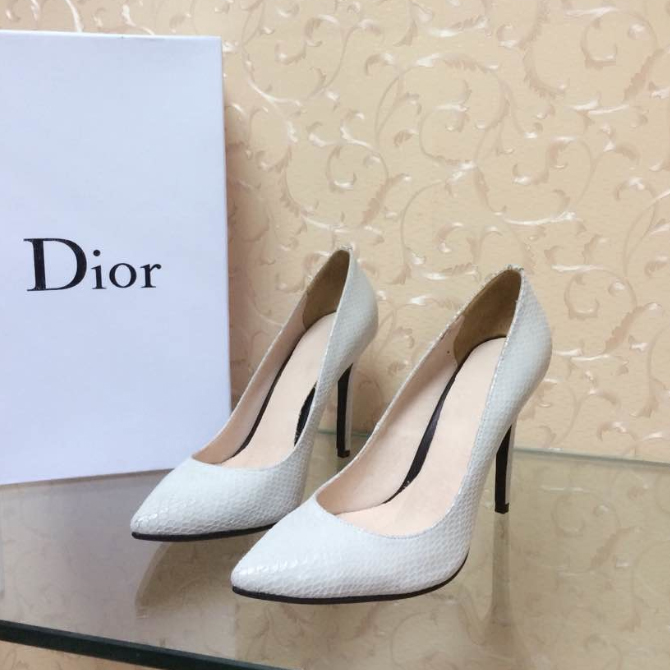 2015 Dior women spring new arrivals snake stripes high-heeled shoes