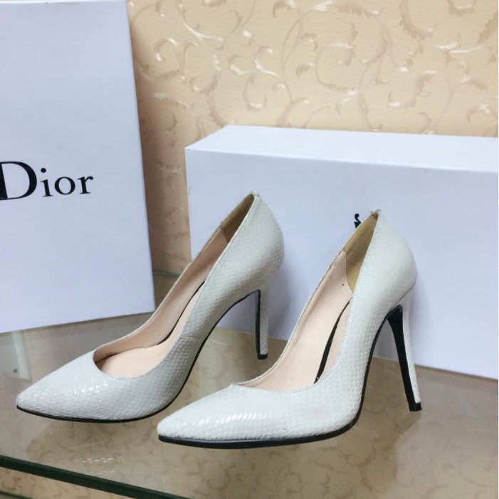 2015 Dior women spring new arrivals snake stripes high-heeled shoes