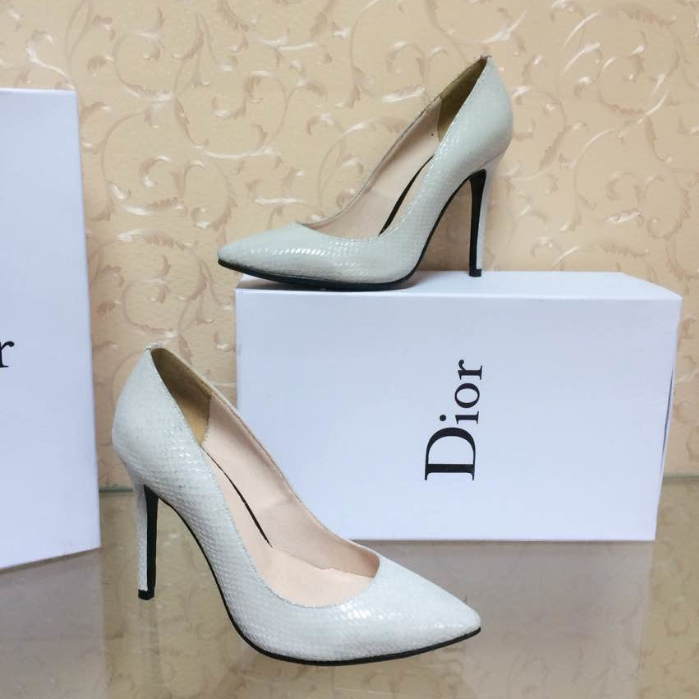 2015 Dior women spring new arrivals snake stripes high-heeled shoes