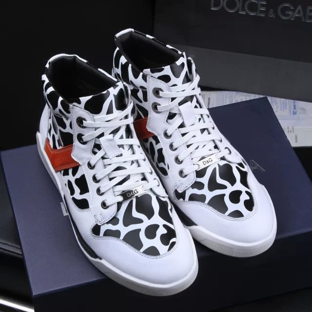 2015 Dolce&Gabbana men high-top casual shoes