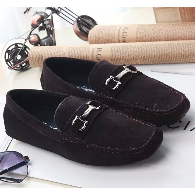 2015 Ferragamo men Nubuck casual shoes