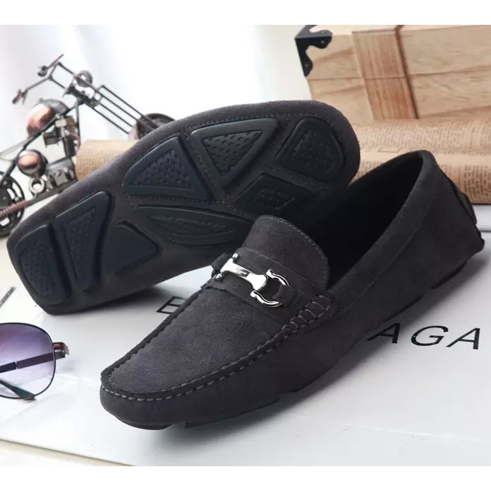 2015 Ferragamo men Nubuck casual shoes