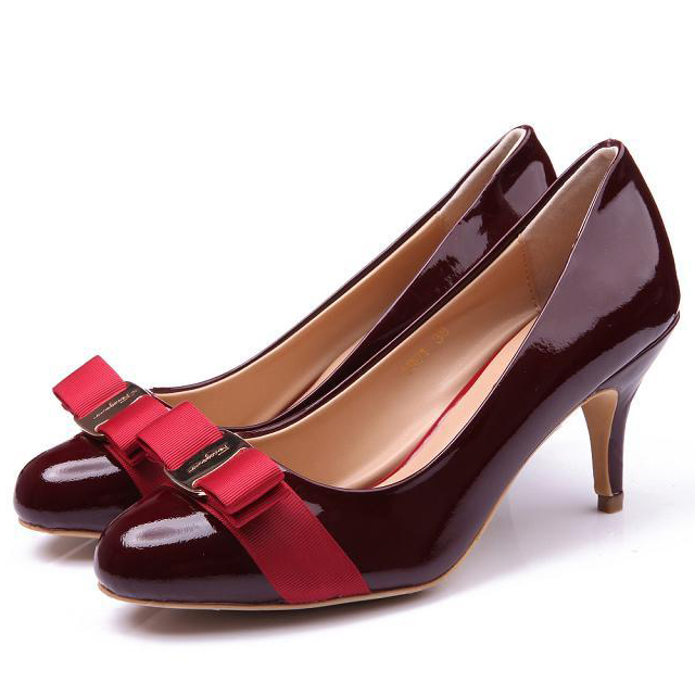 2015 Ferragamo women High-heeled with 7.5cm shoes