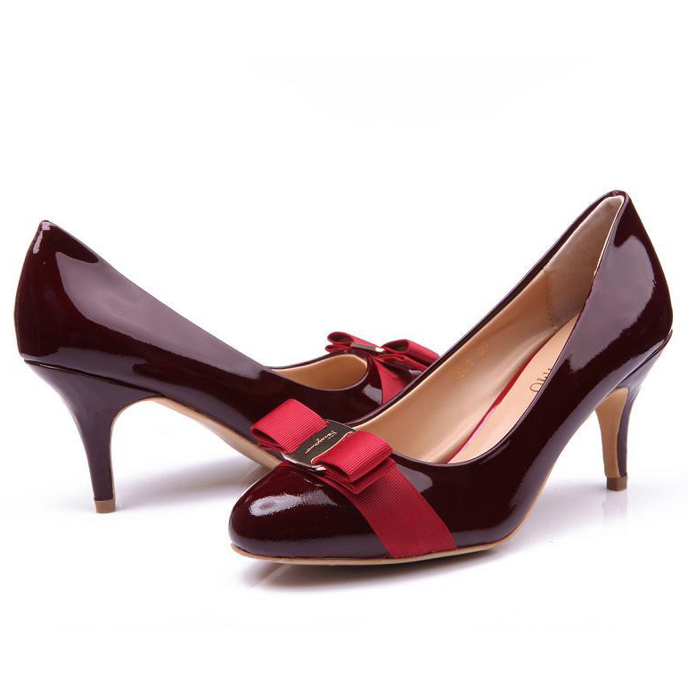 2015 Ferragamo women High-heeled with 7.5cm shoes