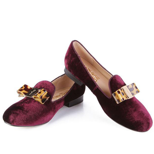 2015 Ferragamo women True velvet shoes