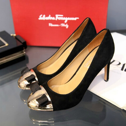 2015 Ferragamo women high-heeled shoes